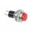Выключатель-кнопка металл 220В 2А (2с) ON-OFF D10.2 красная REXANT